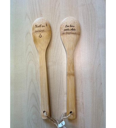 Cuillère en bois personnalisable