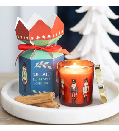 Bougie crackers de Noël épices