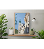 AFFICHE VILLES NORMANDES : BAYEUX