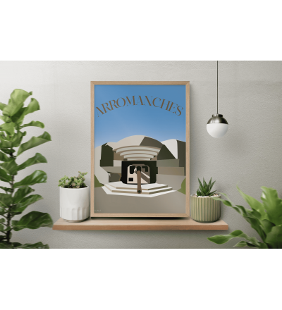 Affiche Arromanches-les-Bains – Illustration D-Day Normandie | Esprit Cottage