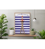 Affiche Courseulles-sur-Mer – Design exclusif | Affiche Côte de Nacre / Esprit Cottage