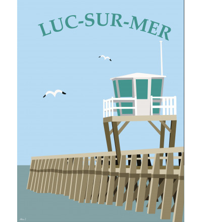 copy of Affiches illustrées LUC-SUR-MER