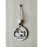 Boule de Noël chien personnalisée