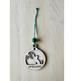 Boule de Noël chat personnalisée