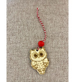 Boule de Noël hibou