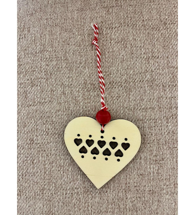 Boule de Noël coeur