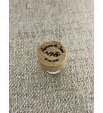 Bouchon en bois personnalisable - Esprit Cottage