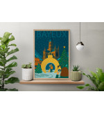 copy of copy of copy of Affiches illustrées ARROMANCHES