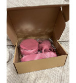 Set Repas Bébé Silicone Complet – Assiette et Bol, Gobelet, Bavoir, Cuillère et Fourchette Bois Personnalisable