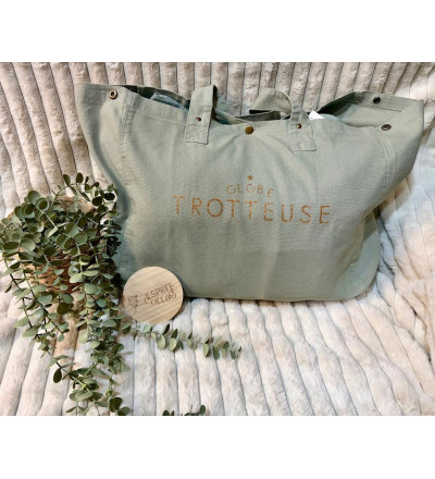 GRAND CABAS Globe trotteuse