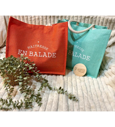 SAC CABAS "Maîtresse en balade"