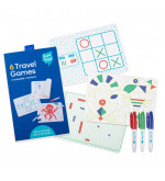 6 jeux de voyage enfants effaçables