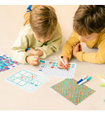 6 jeux de voyage enfants effaçables