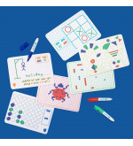 6 jeux de voyage enfants effaçables