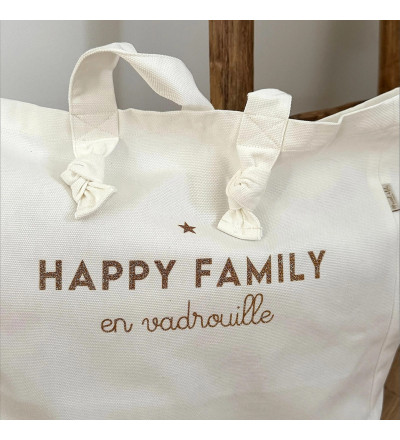 SAC CABAS "Happy family en vadrouille"