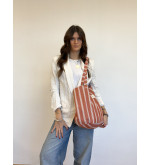 Grand sac en velours | Esprit Cottage