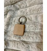 Porte-clé en bois maison "Chez...prénom" - personnalisable - idée cadeau