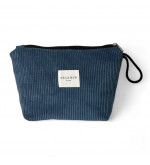 Trousse de toilette en velours - Grande | Esprit Cottage