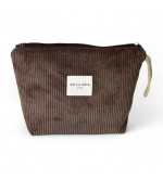 Trousse de toilette en velours - Grande | Esprit Cottage