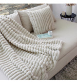 Plaid en velours 125x150cm - Matisse | Esprit Cottage