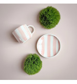 Tasses Espresso Stripes - Lot de 2 | Esprit Cottage