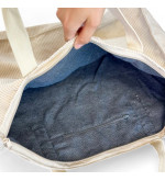 Sac week-end en velours | Esprit Cottage