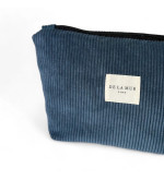 Trousse de toilette en velours - Grande | Esprit Cottage