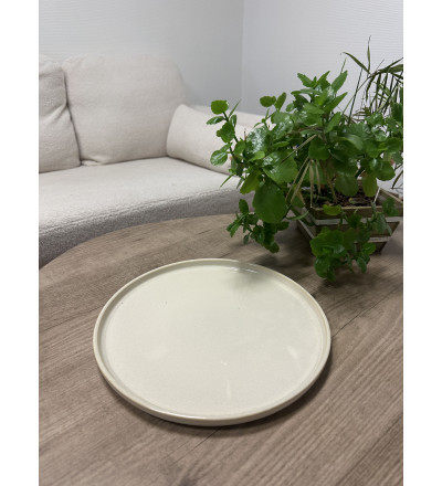 Assiette plate en grès - Terre Inconnue | Esprit Cottage