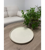 Assiette plate en grès - Terre Inconnue | Esprit Cottage