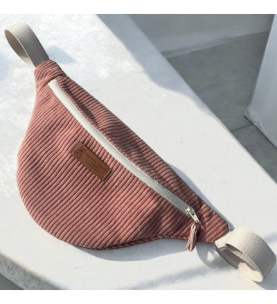 Sac banane en velours