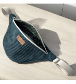 Sac banane en velours