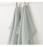Essuie-mains gaze de coton - Lot de 2