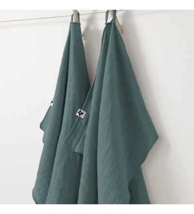Essuie-mains gaze de coton - Lot de 2