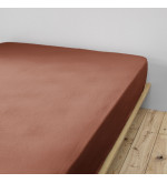 Drap housse en gaze de coton - 160 cm