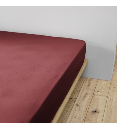 Drap Housse gaze de coton - Simple