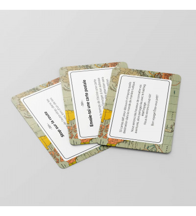 Jeu de cartes - Défis de voyages | Esprit Cottage