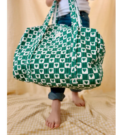 Sac week-end Coeur sapin