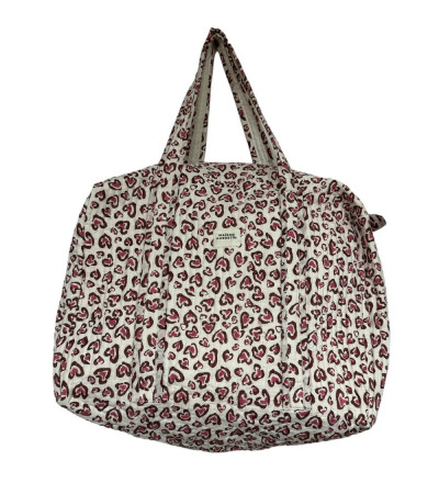 Sac week-end Léo cerise