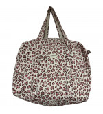 Sac week-end Léo cerise