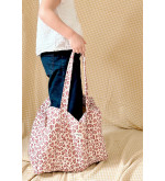 Sac week-end Léo cerise