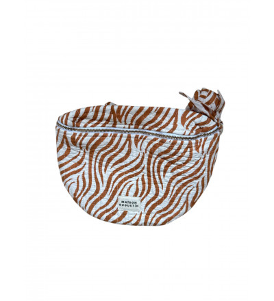 Sac banane Zèbre camel adulte