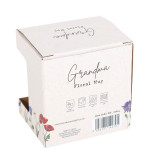 Mug Grandma à fleurs