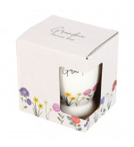 Mug Grandma à fleurs