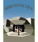 Affiche Arromanches-les-Bains – Illustration D-Day Normandie | Esprit Cottage