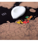 Carte du monde à gratter