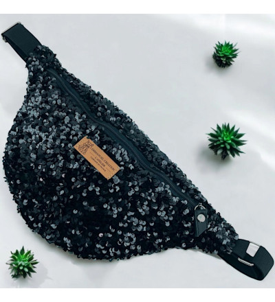 Sac banane en sequin