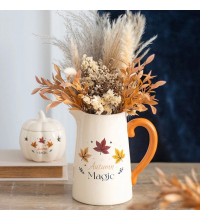 copy of copy of Pichet fleurs de printemps en céramique