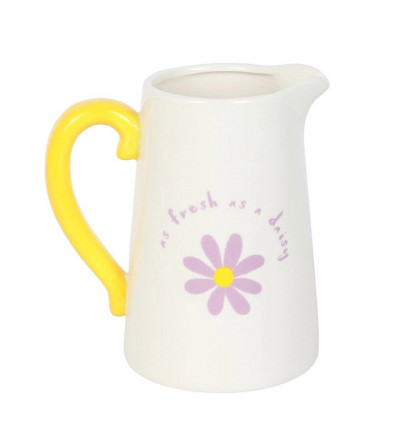 copy of copy of copy of Pichet fleurs de printemps en céramique