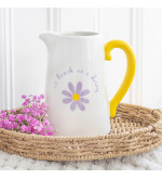 Pichet printemps en céramique