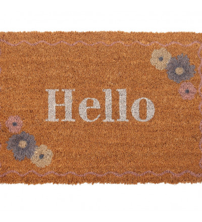 Paillasson Hello floral